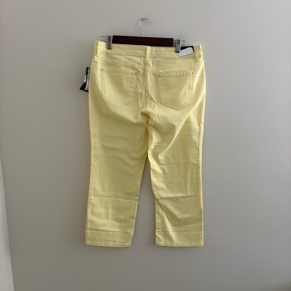 Vibrant Yellow Capris Womens Size 8 new - Picture 4 of 10
